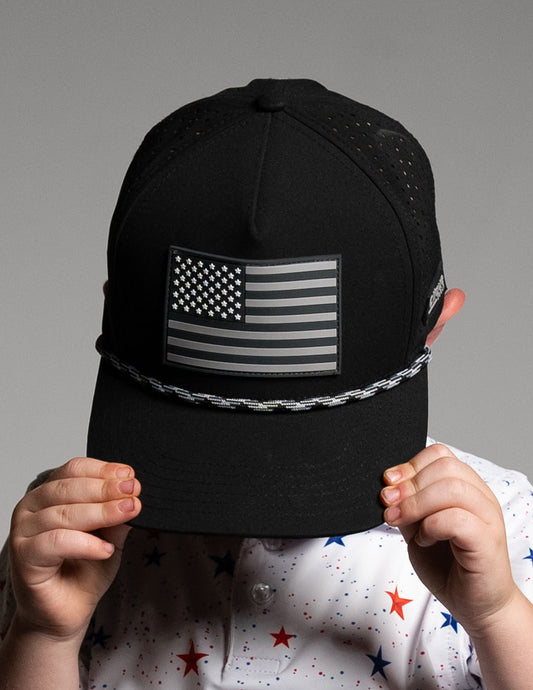 Kids Black Flag Hat