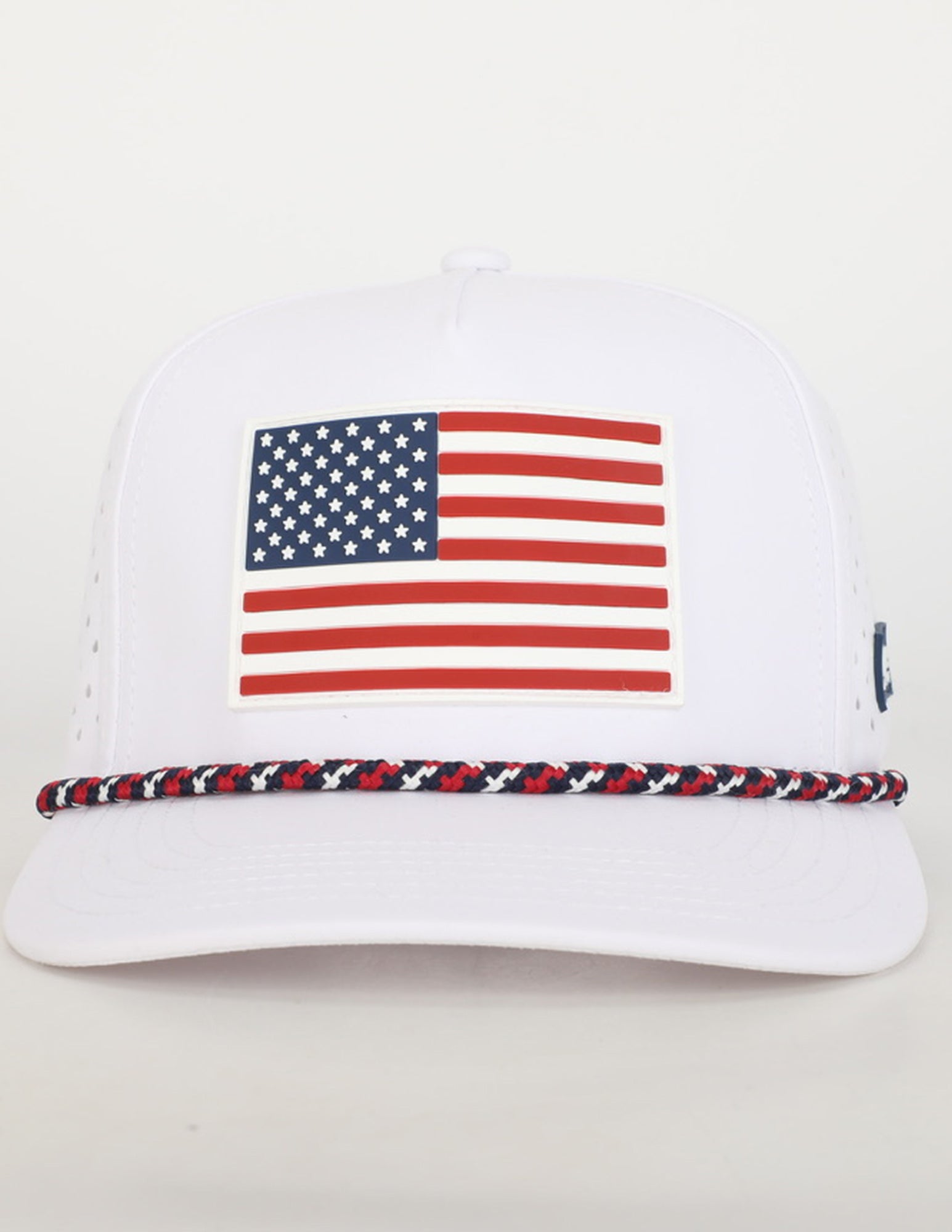 Kids White Flag Hat